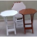 Bengi Ankara Mobilya Zigon Çanta 90092 Sehpa Yonca Model Ahşap Mdf Ceviz Ve Beyaz Renk Uyum El Yapım