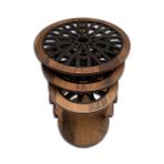 Bengi Ankara Mobilya Zigon Cnc 12468 ST Osmanlı Motif İşleme Metal Ayak Kütük Desen Mdf Tabla El Yapım