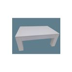 Bengi Ticaret 14568 Model Ahşap Kutu Ayak Mdf Parlak Beyaz Lake Boya Tabla El Yapım Orta Sehpa