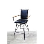Bengi Ticaret 14593 Siyah Penyez Metal Sandalye