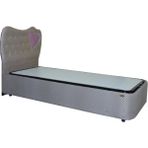 Bengi Ticaret Baza Başlık Standart Kahve Model Silinir Kapitone Başlık Metal Fırın Boya 90*190CM El Yapım - 90 x 190 cm - Kahverengi
