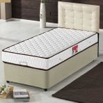 Bengi Ticaret Baza-Başlık Standart Silinir Model Deri Başlık Metal Fırın Boya Soft Ortopedik YATAK90*190 El Yapım