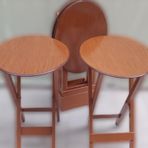 Bengi Ticaret Çanta Zigon OVAL 90135 Dörtlü Model Ahşap MDF Parlak Ceviz Lake El Yapımı