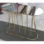 Bengi Ticaret Dresuar 18063 CADDE Model Metal transmisyon GOLD renk kaplama TEMPER Cam El Yapım