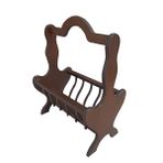 Bengi Ticaret Gazete Sehpa 12621 Model Kayın MDF Torna tabla Parlak Ceviz Boya Tutmalık El Yapı