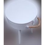 Bengi Ticaret Hobi ADN Dekoratif Bavul Sehpa Ahşap MDF CNC Kesim Beyaz Lake Boya Model El Yapım