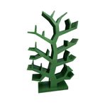 Bengi Ticaret Kitaplık 18144 Ahşap AĞAÇ DALI Tek Parça MDF Parlak YEŞİL Lake Boya El Yapım