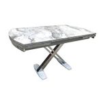 Bengi Ticaret Masa 12563 X Ayak Metal Nikelaj Dikdörtgen Kelebek Yan Açıl Kutu Sevk El Yapım Gri