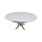 Bengi Ticaret Masa Baba Klasik Ihlamur Aslan Ayak Mdf Açılır Tabla Parlak Krem Lake Boya 120 cm - 120*120*77