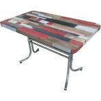 Bengi Ticaret Masa Laminant Model Isıdan Etkilenmez Doğal Malzeme Metal Ayak Bağlantı Kolay Temizlik Kutuda Sevk - 70*110*77 - Akçaağaç