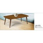 Bengi Ticaret orta sehpa 117820 OSM OVAL Model Kayın Retro Ayak Ceviz İtinal paket kargo Elyapı