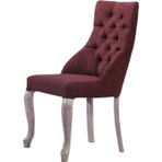Bengi Ticaret Sandalye 19804 Zus066 Kapitone Model Bordo Renk Ort Oturum Sırt Kavrar Kayın Ayak