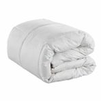 Bengi Ticaret Yorgan 90168 Silikon Akmir Çift Kişi Model Beyaz Doğal Pamuk Kumaş Silikon Dolgu