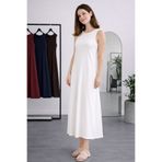 benguen Kolsuz İçlik Elbise N8102 Beyaz