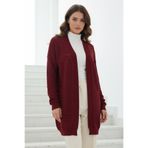 benguen Yazlık Pamuk Hırka R7193 Bordo