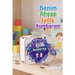 Benim Ahşap İyilik Kumbaram Eğitici Dekoratif Demonte Çocuk Kumbarası