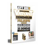 Benim Hocam 2022 AYT Felsefe Tamamı Video Çözümlü 33 Deneme Sınavı