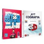 Benim Hocam 2023 Ayt Coğrafya Konu Ve 3D Soru Bankası Seti 2 Kitap