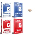 Benim Hocam 6. Sınıf Fen ve Türkçe Fasikülüm ve Soru Bankam 4lü Set + Telefon Standı