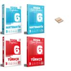 Benim Hocam 6. Sınıf Matematik ve Türkçe Fasikülüm ve Soru Bankam 4lü Set + Telefon Standı