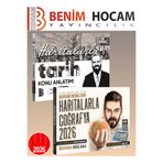 Benim Hocam Yayınları 2026 KPSS MEB-AGS Haritalarla Tarih + Coğrafya Konu Anlatımı 2 li Set