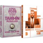 Benim Hocam Yayınları 2026 Kpss Ortaöğretim Ön Lisans Tarihin Pusulası Konu Anlatımı Ismail Adıgüzel - 2026 Kpss Tarih Tamamı Çözümlü Soru Bankası