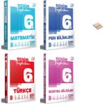Benim Hocam Yayınları 6. Sınıf Benim Fasikülüm Matematik Fen Türkçe ve Sosyal 4lü Set + Telefon Standı