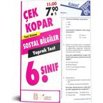 Benim Hocam Yayınları 6. Sınıf Sınıf Sosyal Bilgiler Çek Kopar Yaprak Test