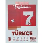 Benim Hocam Yayınları 7. Sınıf Türkçe Fasikül Modüler Çalışma Kitabı Beyaz B5