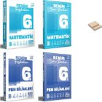 Benim Hocam Yayınları Benim Hocam 6. Sınıf Matematik ve Fen Fasikülüm ve Soru Bankam 4lü Set + Telefon Standı