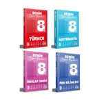 Benim Hocam Yayınları Benim Hocam 8. Sınıf Türkçe Matematik Fen İnkılap Soru Bankası 4 Kitap Seti