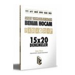 Benim Hocam Yayınları TYT - AYT - MSÜ - KPSS - ALES - DGS Sınav Uzmanlarından Paragraf 15x20 Denemeler