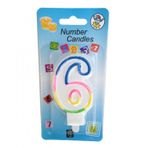 Benim Marifetlerim - 6 Yaş Rengarenk Pasta Mumu