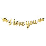 Benim Marifetlerim - Kaligrafi I Love You Altın Uzar Yazı