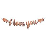 Benim Marifetlerim - Kaligrafi I Love You Rose Uzar Yazı
