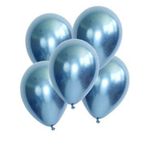 Benim Marifetlerim - Mavi Parlak Krom Balon 12 inch 5 Adet