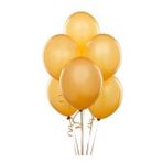 Benim Marifetlerim Metalik Altın Balon 12 Inch 10 Adet