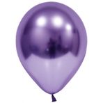 Benim Marifetlerim Mor Parlak Krom Balon 12 İnch 10 Adet
