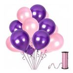 Benim Marifetlerim - Mor Pembe Metalik Balon 12 inch 15 Adet