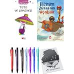 Benim Zürafam Uçabilir ve Toto ve Şemsiyesi 2'li Set + Hediyeli