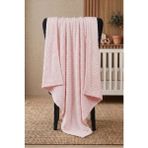 BenimBebek Tek Kat Ekonomik 80X90 Nohut Kumaş Bebek Battaniyesi - Pembe - 80 x 80 cm