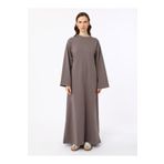 Benin Oversize Spor Tesettür Elbise- Vizon -