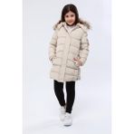 Benitto Kids 1249 Bej Kız Çocuk Kaban