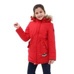 Benitto Kids 51256 Kırmızı Kız Çocuk Kaban