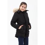 Benitto Kids 51256 Siyah Kız Çocuk Kaban