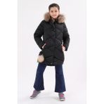 Benitto Kids 51273 Siyah Kız Çocuk Mont