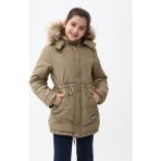 Benitto Kids Benittokids Kız Çocuk Kaban 1256 - Haki - 6 Yaş