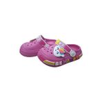 Benitto Kids Calx Kız Bebek-Çocuk Figürlü Kaydırmaz Taban Terlik Sandalet BNT9020 - Pembe