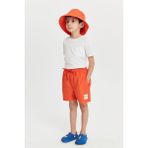 Benitto Kids Düz Erkek Çocuk Deniz Şortu 7005 - 12 Yaş - Turuncu