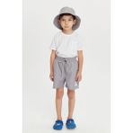 Benitto Kids Düz Erkek Çocuk Deniz Şortu 7005 - 6 Yaş - Gri